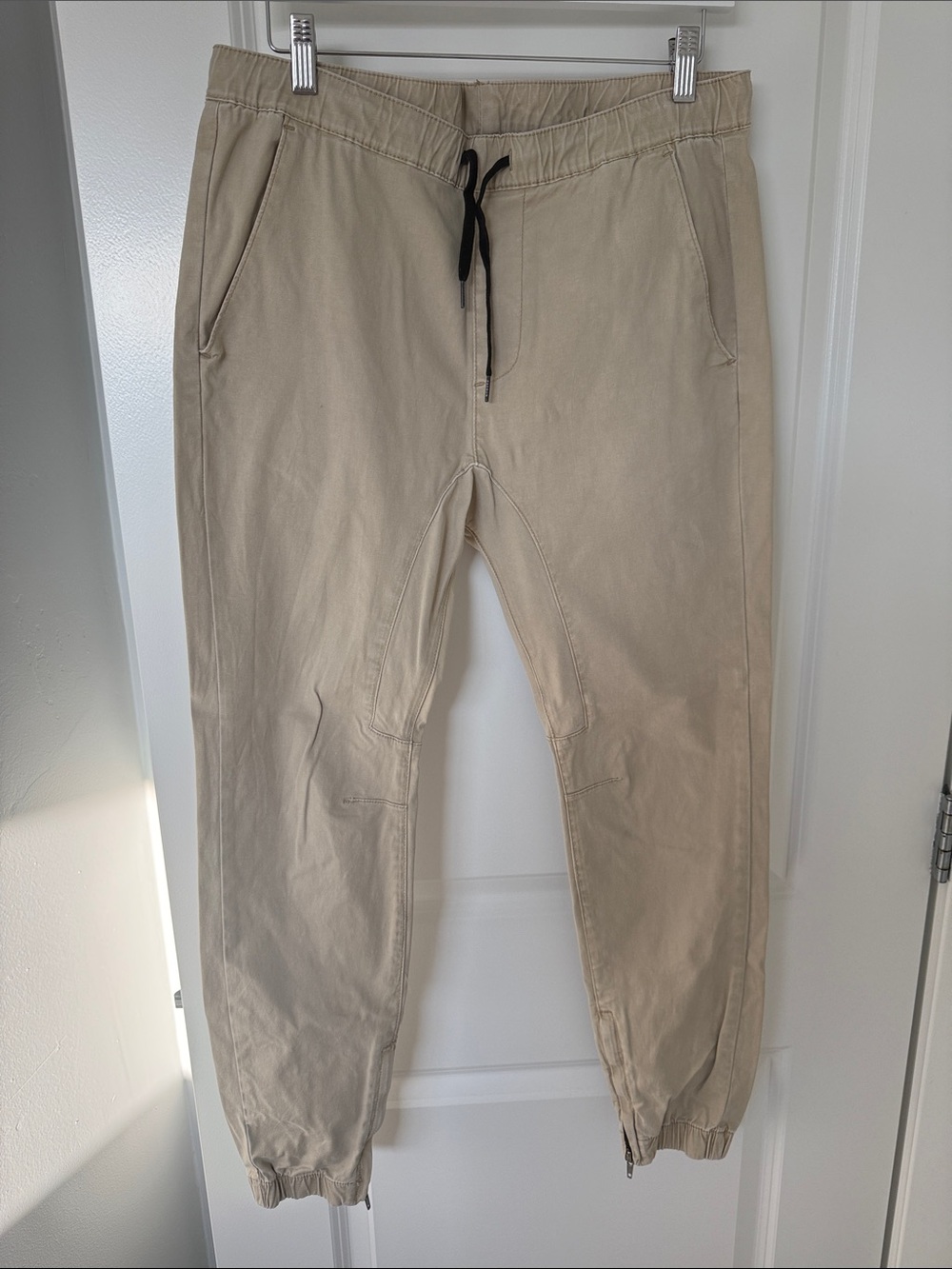 PacSun Beige Drawstring Jogger Pants